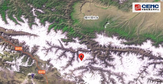 新疆和田地区和田县发生4.9级地震